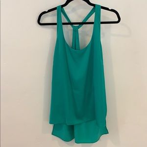 Silky Teal BCBG Tank Top in Large